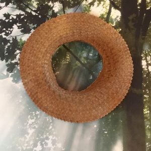 NEW: Made in Bali straw crownless hat